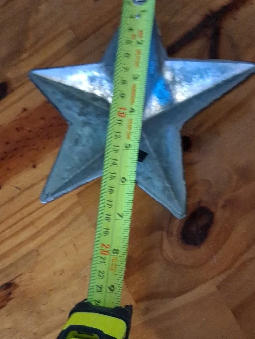 Rustic Metal Star Wall Hook - Bronze and Silver